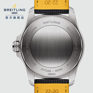 BREITLING 百年灵 复仇者自动机械腕表男表黑色42瑞士腕表 黑色牛皮表带42-折叠扣