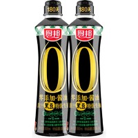 88VIP：厨邦 酱油零添加原汁黑豆特级生抽500mL*2特级酿造