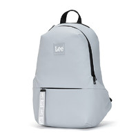 Lee 双肩包男女时尚背包品牌休闲商务15.6英寸电脑包防泼水书包 浅灰色