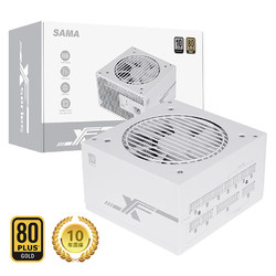 SAMA 先马 XF1000W 金牌（90%） 全模组化ATX电源 850W