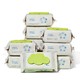 babycare bc babycare婴儿湿巾 新生儿手口湿纸巾宝宝儿童家用 实惠绿盖湿巾 80抽-10包