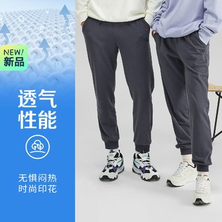 SKECHERS 斯凯奇 季运动裤女长裤卫裤印花女式休闲裤薄款