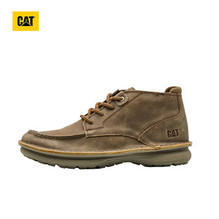 CAT 卡特彼勒 卡特男式户外休闲舒适出行低靴靴子商场同款 深卡其 40