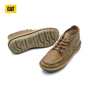 CAT 卡特彼勒 卡特男式户外休闲舒适出行低靴靴子商场同款 深卡其 40