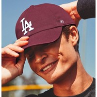 '47 MLB 美职棒 '47 美国MLB棒球帽鸭舌帽子软顶刺绣NY/LA 47Brand