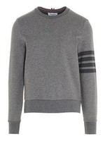 THOM BROWNE. ?Thom Browne 4-Bar Striped Crewneck Sweatshirt