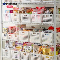 inomata 日本制进口厨房浴室洗手间化妆品杂货塑料收纳盒多规格