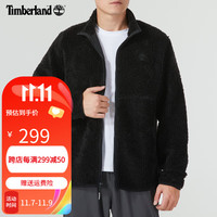 Timberland添柏岚夹克男秋冬户外通勤保暖运动开衫摇粒绒抓绒衣A5VTW A5VTW001/黑色 XL/185