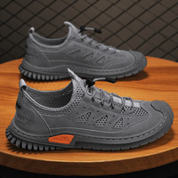 【秋季】23透气涉水凉鞋洞洞鞋一脚蹬男拖鞋外穿沙滩鞋