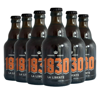 1830 精酿啤酒 比利时进口 330ml*6瓶 1830琥珀啤酒