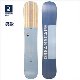 DECATHLON 迪卡侬 单板滑雪板 SNB 100-DREAMSCAPE-OVWN男士松灰色156cm-4278169