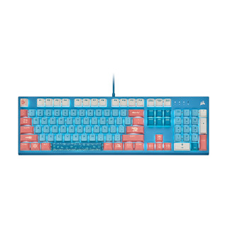 美商海盗船 美商 海盗船RGB游戏机械键盘原厂CHERRY轴办公电竞PBT有线键盘宏