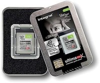 Integral CFexpress 存储卡 B 型 2.0 12K 和 8K RAW 和 8K 120 专为需要至少 1300MB/s 的高持续写入速度的高级电影和 DSLR 摄像机而设计 奶油色 1TB - 1000GB