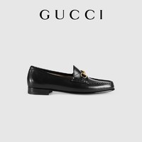 GUCCI古驰1953皮革马衔扣女士乐福鞋