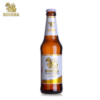 SINGHA 胜狮 大麦淡色拉格精酿啤酒 330ml*24瓶 泰国进口