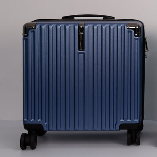 爱多美登机箱小号行李箱小型18英寸男女轻便迷你密码箱免托运箱子旅行箱 冰川蓝18寸登机箱 18寸