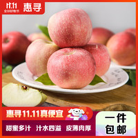 惠寻 京东自有品牌 陕西红富士苹果新鲜水果带箱2斤果径70mm以上