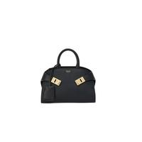 Salvatore Ferragamo 菲拉格慕 HUG系列 女士牛皮手提包 768853 黑色 迷你