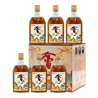 精酿三年 半干型 绍兴黄酒 500ml*6瓶 整箱装