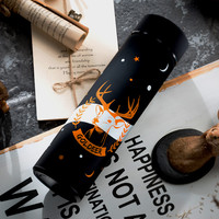 喜客多 304不锈钢保温杯女学生简约创意水杯ins原宿风便携可爱情侣