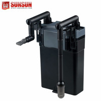 森森（SUNSUN）外置过滤器鱼缸壁挂式外置滤水器草缸过滤桶水族箱过滤设备外置过滤桶鱼缸过滤器 HBL-802壁挂过滤桶配40-60cm鱼缸6W