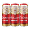 88VIP：Budweiser 百威 纯生啤酒铝罐易拉罐装500ml*3听