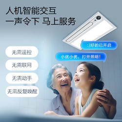 Haier 海爾 智能浴霸語音N3多功能照明排氣扇一體集成吊頂風暖浴室暖風機