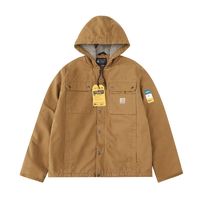 carhartt 美款Carhartt卡哈特加绒加厚夹克休闲百搭男士工装外套潮秋冬