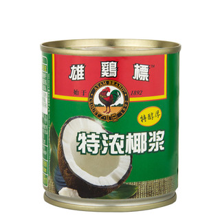 雄鸡标（AYAM BRAND）马来西亚 雄鸡标椰浆罐头 淡椰浆 西米露椰汁烘焙原料 特浓椰浆270ml*3罐