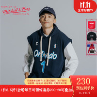 mitchell & ness 男女无袖连帽卫衣 NBA艾弗森麦迪套头衫