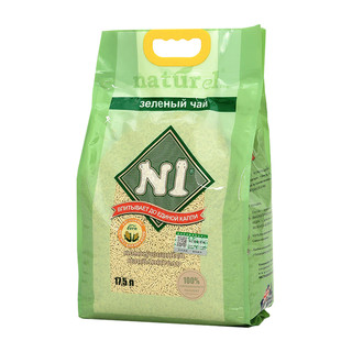 N1豆腐猫砂3.0大颗粒除臭无尘省砂绿茶玉米砂猫咪用品ni6.5公斤