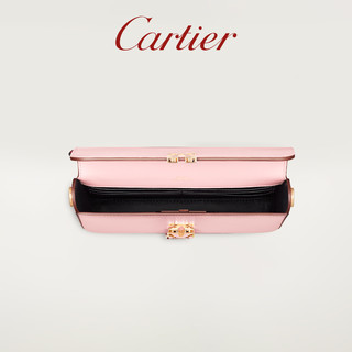 Cartier 卡地亚 Double C迷你斜挎包 小牛皮珐琅饰面链条包