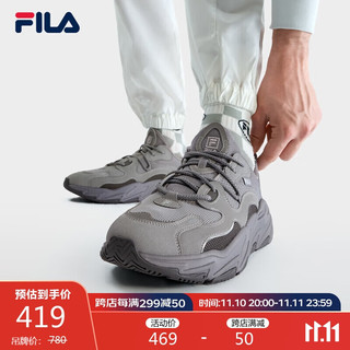 FILA 斐乐 男鞋2023复古运动鞋跑步鞋厚底透气网面鞋休闲老爹鞋男