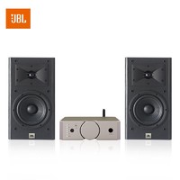 JBL 杰宝 ARENA130 HiFi功放套装 音响音箱 监听扬声器播放器 高保真无源发烧级书架箱 A130+AMP25