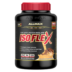 ALLMAX 分离乳清蛋白粉 ISOFLEX90%高蛋白5磅 2270克 巧克力