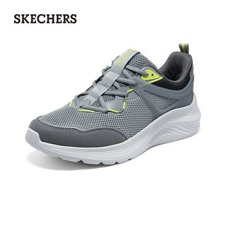 SKECHERS 斯凯奇 男士绑带休闲运动鞋118221 灰色/多彩色/GYMT 42.5