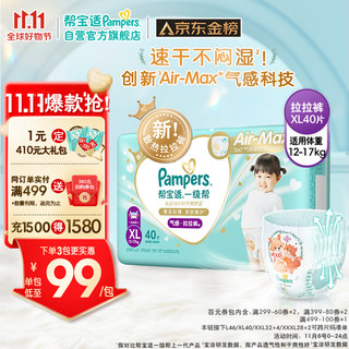 Pampers 帮宝适 一级帮系列 拉拉裤 XL40片