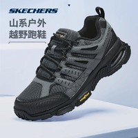 SKECHERS 斯凯奇 男鞋秋季款户外运动徒步登山缓震训练软底越野跑鞋