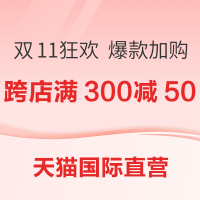 促销活动：天猫国际官方直营 双11狂欢 爆款加购
