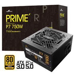 Great Wall 长城 PRIME系列台式机主机箱电脑电源 ATX3.0 P7金牌直出线 750W