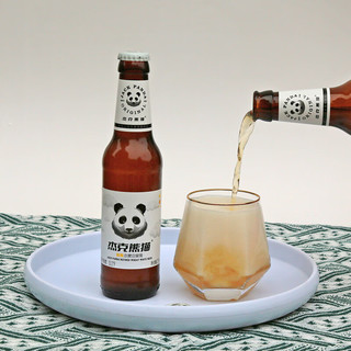 杰克熊猫（Jack Panda）精酿小麦白啤酒桃红玫瑰芒果草莓百香果味啤酒果啤275ml瓶装 精酿小麦白啤酒 275ml*6瓶