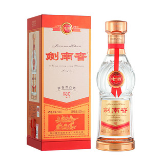 剑南春 老酒 52度 500ml*4瓶 整箱装 浓香型白酒（内含酒具）