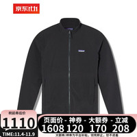 Patagonia巴塔哥尼亚 巴塔抓绒衣男R1 TechFace运动户外抓绒外套男 83580 BLK-黑色 L