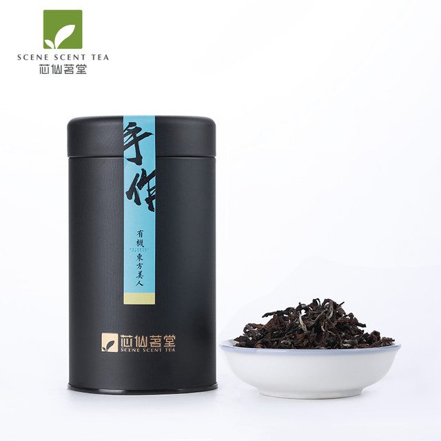 芯仙茗堂 乌龙茶台湾软枝乌龙白毫乌龙东方美人茶升级款罐装50g