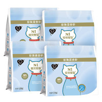 AATURELIVE N1爱宠爱猫 珍珠玉米混合猫砂 2.5kg*4包