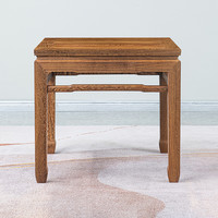 艺铭天下 红木家具鸡翅木八仙桌中式实木餐桌正方形休闲多功能仿古小方桌子