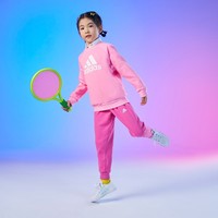 adidas 阿迪达斯 官方轻运动男女小童小童新款加绒加厚运动长袖套装