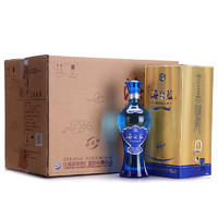 YANGHE 洋河 海之蓝 蓝色经典 42%vol 浓香型白酒 520ml*6瓶 整箱装