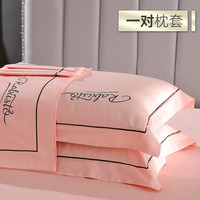 南极人纯棉枕头 枕套48x74cm一对装全棉枕巾枕芯套酒店高级双人枕头套 芙蓉玉【五星享受】 48x74cm【枕套一对装】