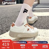 FILA 斐乐 FUSION斐乐潮牌STACK女鞋板鞋潮流休闲鞋厚底鞋